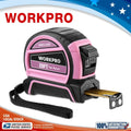 Workpro 25ft Pink Tape Measure Dual Self Lock Tape | Built Supply Co