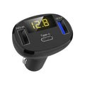 12-24V 2x Usb+ Type-c Car Charger Qc3.0 Cigarette Lighter Slot