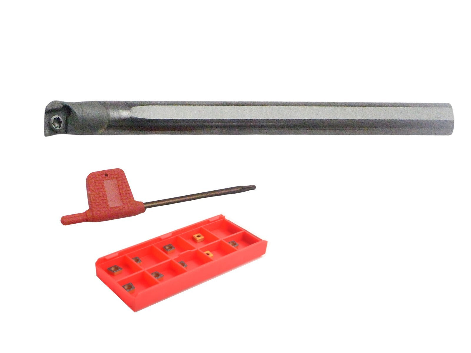 20mm Carbide Shank Indexable Turning Cutter 12" Length And 10pc