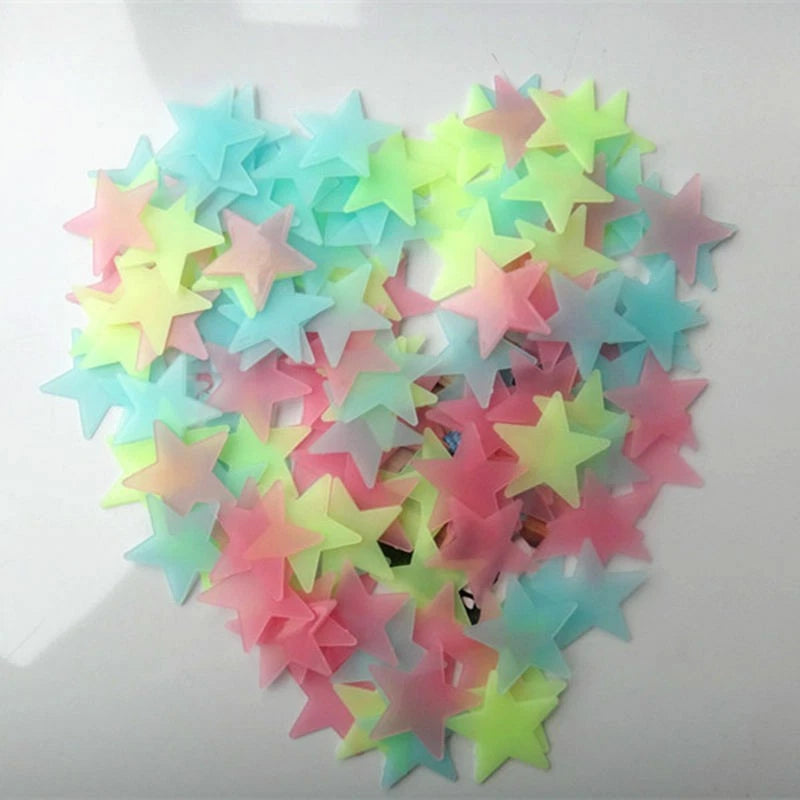 Wall Glow In The Dark Stars Stickers Kids Bedroom Nursery Room