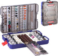 WORKPRO 698pcs Rotary Tool Accessories Kit w/ Carry Case Set Perfect for Cutting