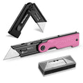 Workpro Heavy Duty Folding Utility Knife Sk5 Blades Quick Change Box