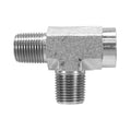 5603-02-02-02 Pipe TEE Hydraulic Fitting 1/8" Male x 1/8" Male x 1/8" Female