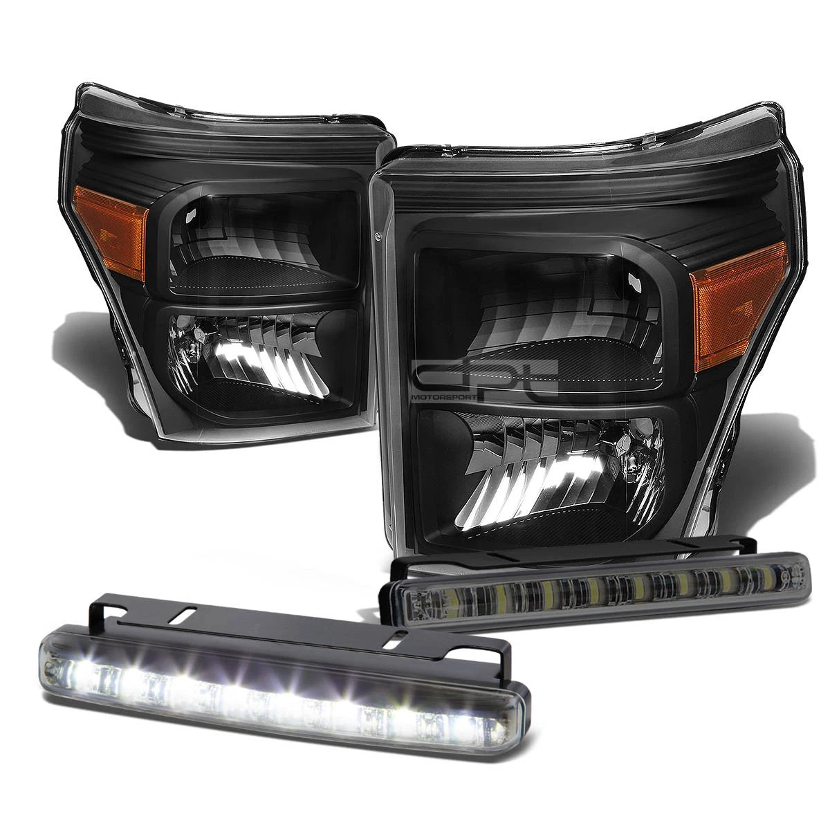 Black Housing Head+bumper+co<wbr/>rner+smoked Led | Built Supply Co