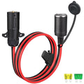 7-Way Power Access, 7-Pin Trailer Plug to Motorcycle Female Cigarette