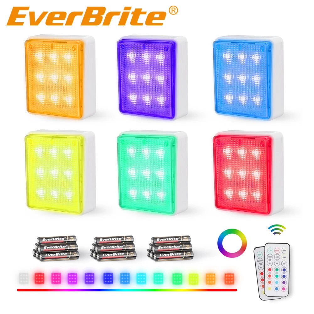 Everbrite Tap Light Led Closet Light Night Lights Remote Control Aaa