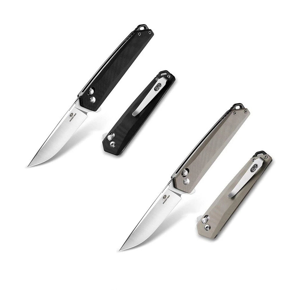 Mossy Oak Folding Pocket Knife 3.5" D2 Steel Drop Point Blade EDC US Brown/Black