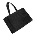 Tote Bags Non Woven Recycled Reusable Grocery Shopping Black 12" X 16