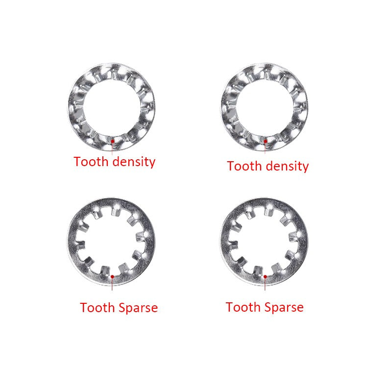 Internal Serrated Tooth Lock Washers - Stainless Steel