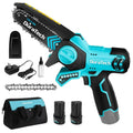 Duratech 12V Mini Chainsaw 6" Electric Cordless Chainsaw W/2