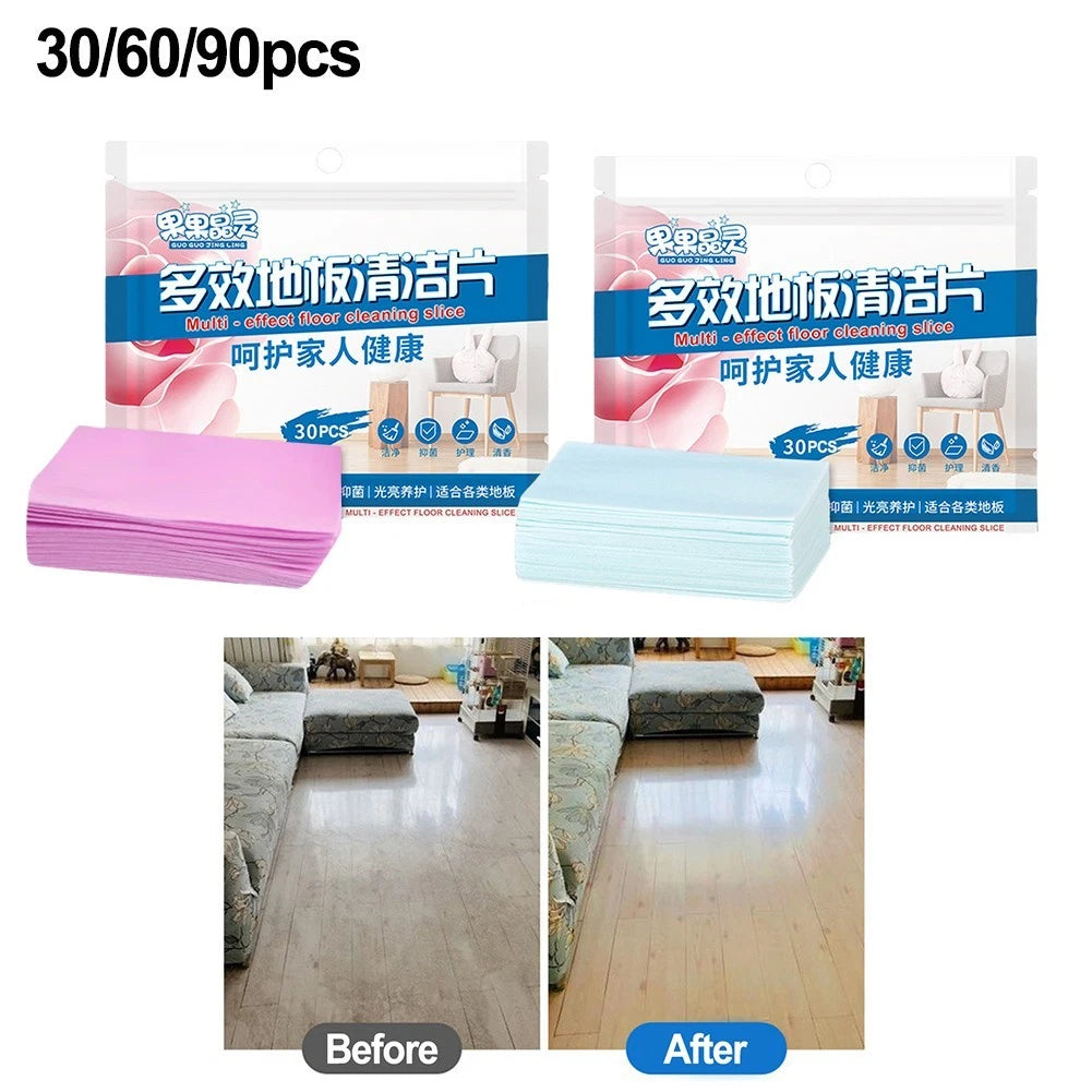 Cleansing Papers For Restoring The Shine Of Marble And Laminate Floors