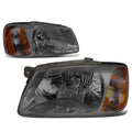 Fit 2000-2002 Accent Pair Smoked Housing Amber | Built Supply Co