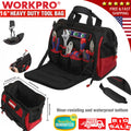 WORKPRO 16 Inch Wide Mouth Heavy Duty Tool Bag