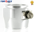 AN -24 (AN24) 44mm Silver Fuel Hose Clamp Finishers - For hose with 44mm O.D