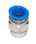 Tube Fitting Male Connector Push To Connect 1/2" Tube X 3/8" Npt