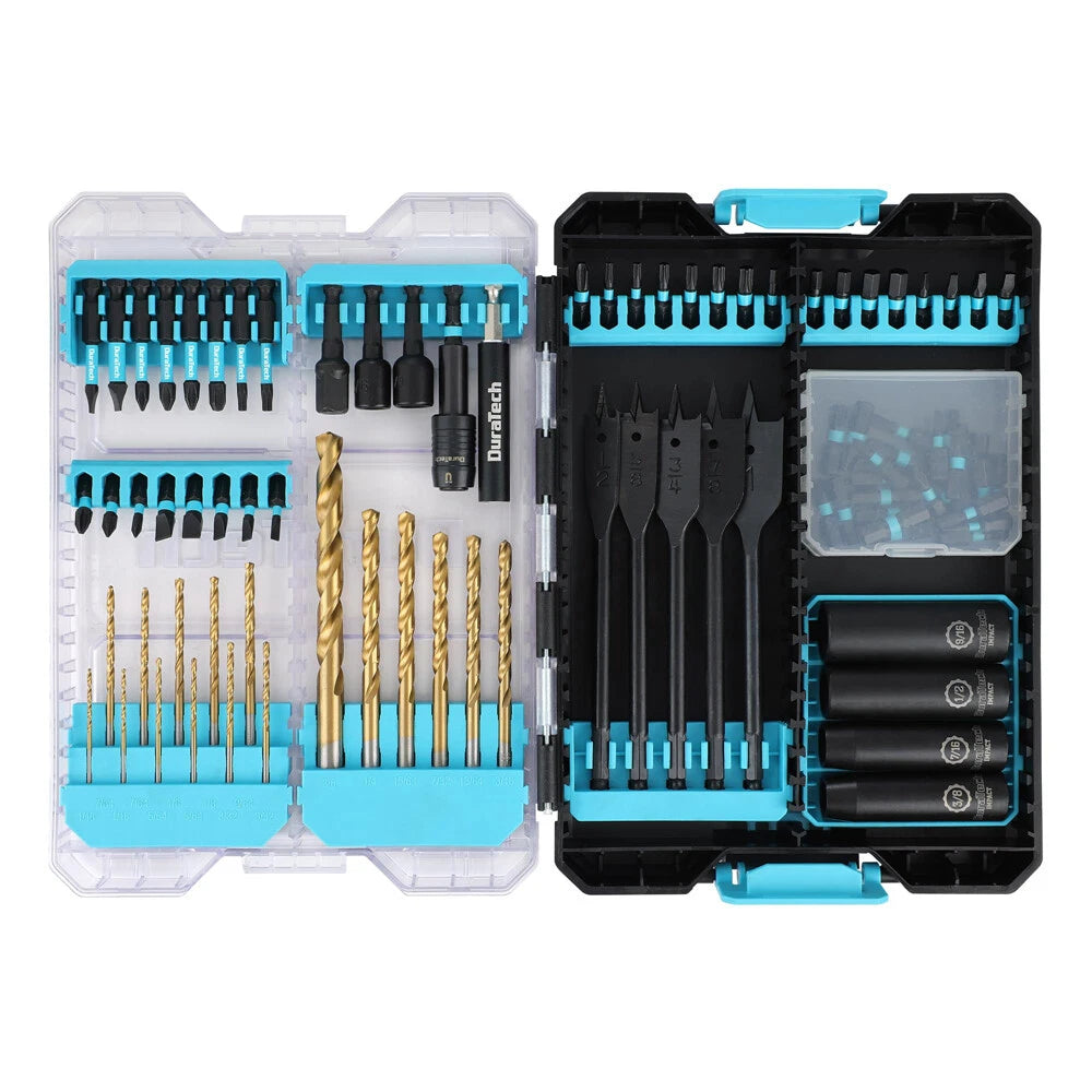 Duratech Impact Screwdriver Bit Drill Bit Set Socket Set Hex Shank