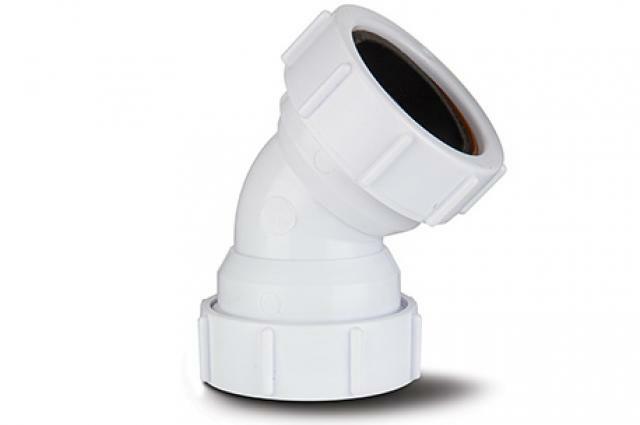 Polypipe 40mm Compression Waste 135° Obtuse Bend