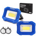 2PC 2000LM Rechargeable LED Work Light Magnetic Work Light Stand COB