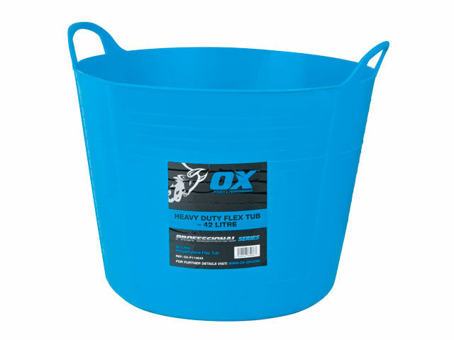 Ox Tools Pro Heavy Duty 42L Flexi Tub