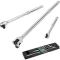 DURATECH 3pc Breaker Bar Set 1/4, 3/8, 1/2 Inch by DURATECH