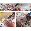 Elegant Box Cover Embroidered Floral Lace For A Nostalgic Touch