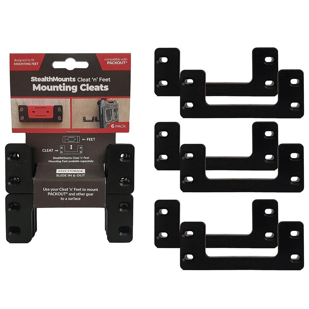 StealthMounts Packout Mounting Cleats 6 Pack by StealthMounts