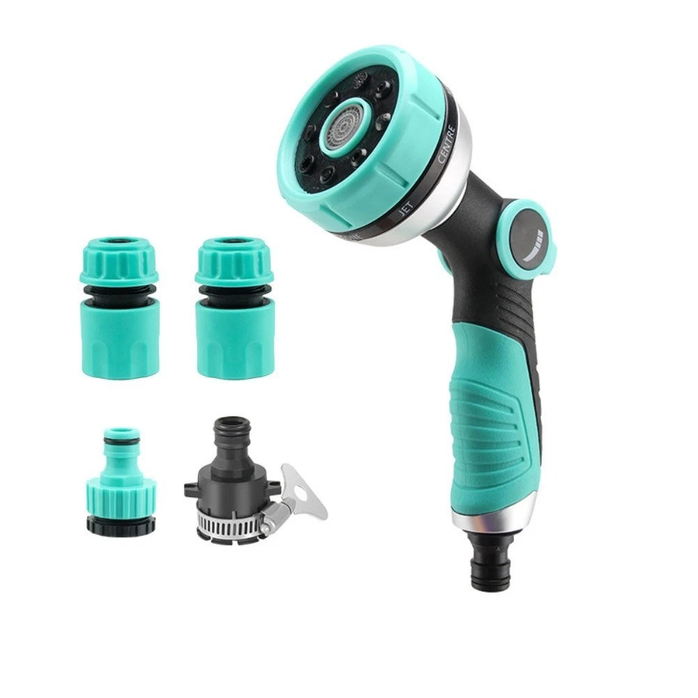 Lakeblue Garden Hose Nozzle Leak Proof 8 Function Spray Modes For