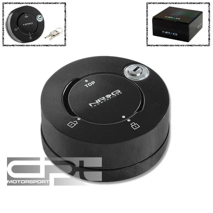 Nrg Steering Wheel Quick Release Adapter Gen 2.0/2.5 Black 3.5" Lock