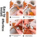 No Tie Shoelace System With Metal Buckles For Adults And Children