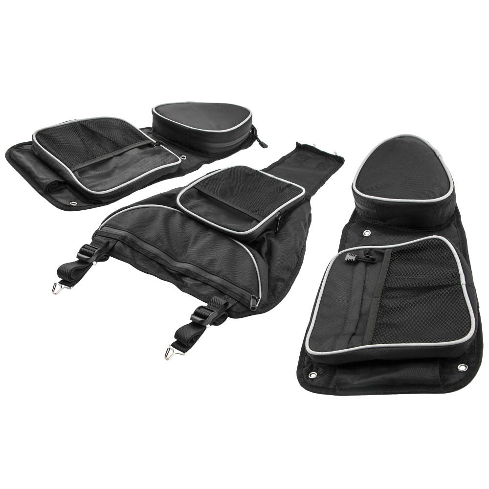 UTV Cab Center Bag + Side Storage Door Bags for Polaris RZR 4 1000