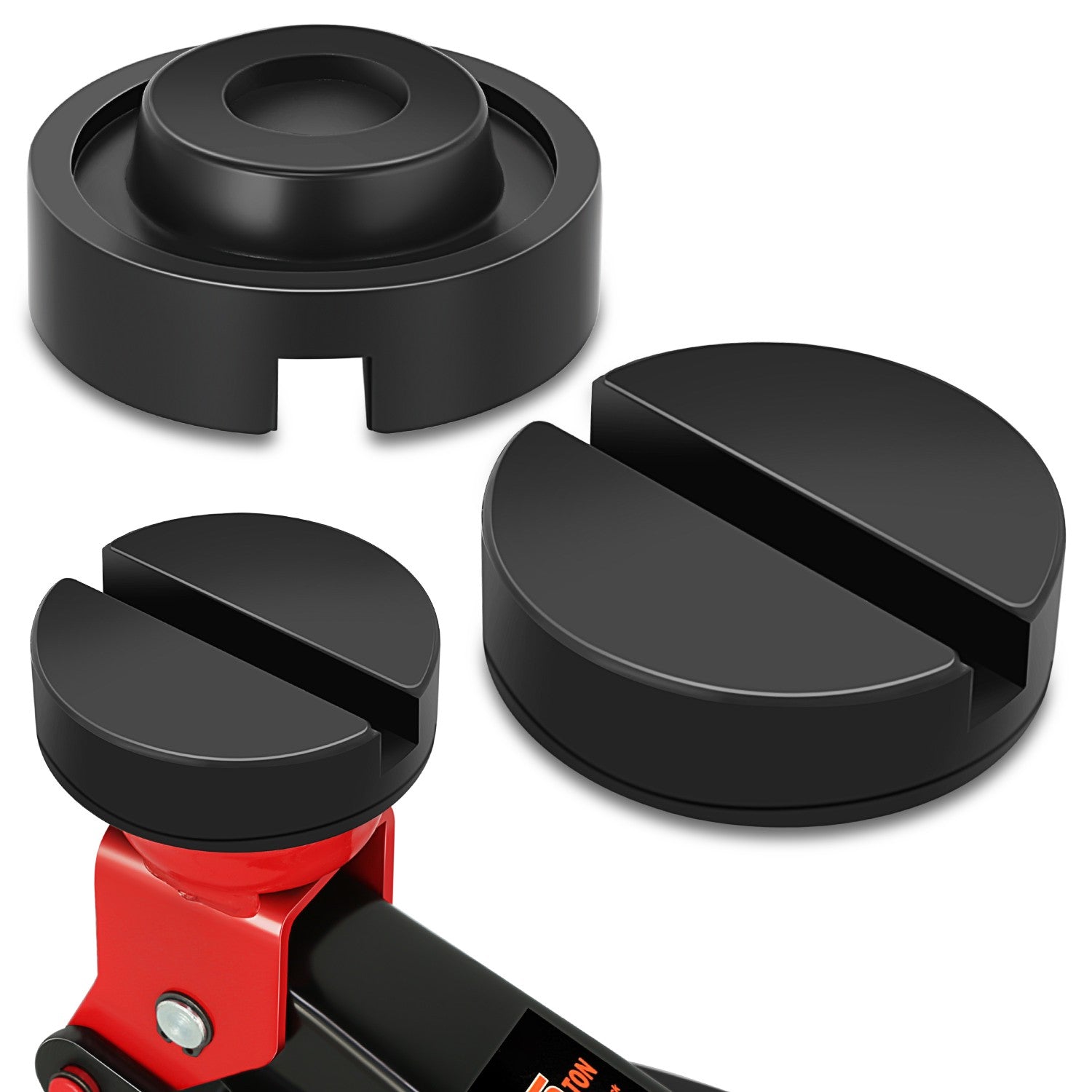 1" x 2.48" 4Ton Universal Rubber Pad Adapter for Floor Jack Protection