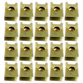 Universal Car Body Door Fender Panel Fastener U Type Nuts Gasket Clips