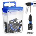 WORKPRO 20pcs PH2 Impact Phillips Screwdriver Bit Set 1" Imp