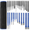 WORKPRO 30PIECE Heavy Duty Punch Chisel Cape/Cold/ Chisel Taper/Center/P<wbr/>in Punch