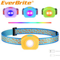 Everbrite Rechargeable Kids Headlamp Led Headlamp W/rgb Mode