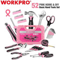 WORKPRO Pink Tools Set 52PCS by WORKPRO