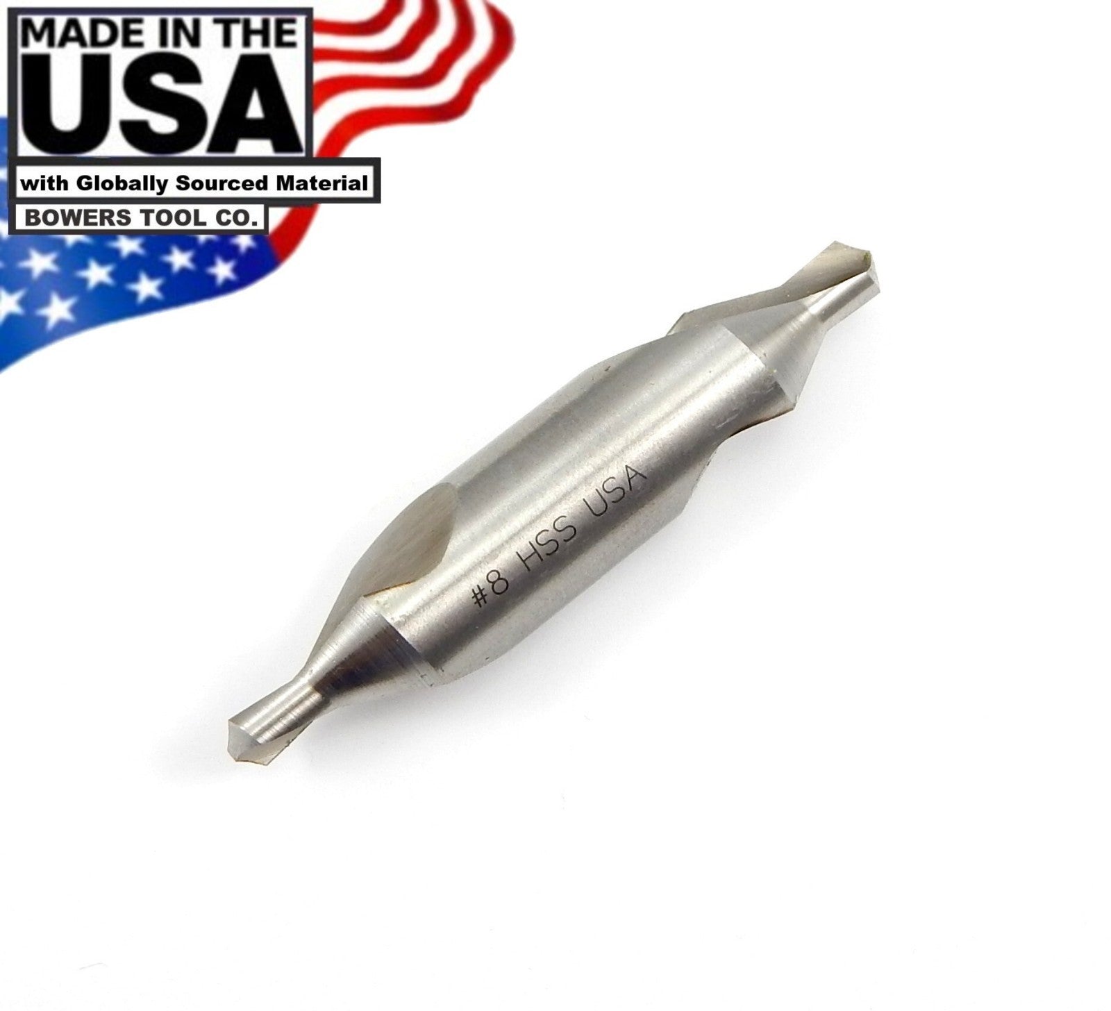 Norseman #8 Combined Center Drill Pilot Countersink