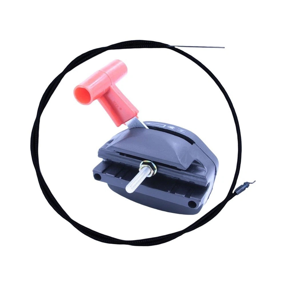 Black Throttle Cable Kit 56in Inner Length 51.5in Sheath For Lawn
