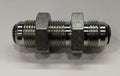 Flare-o 2700-08-08 W/ln Fitting 1/2" Male Jic To 1/2" Male Bulkhead