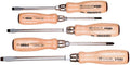 Felo 5pc Wooden Screwdriver Set Phillips & Flat