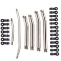Metal Steering Rod Link Linkage Set 313mm For 1:10 Scx10 Ii 90046 Rc
