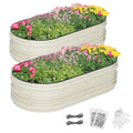 Workpro 2-pack 4x2x1ft Galvanized Raised Garden Bed | Built Supply Co