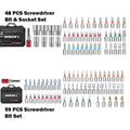 Arrow 48-piece 1/4" Screwdriver Bit&socket Set/59-piece 1/4"