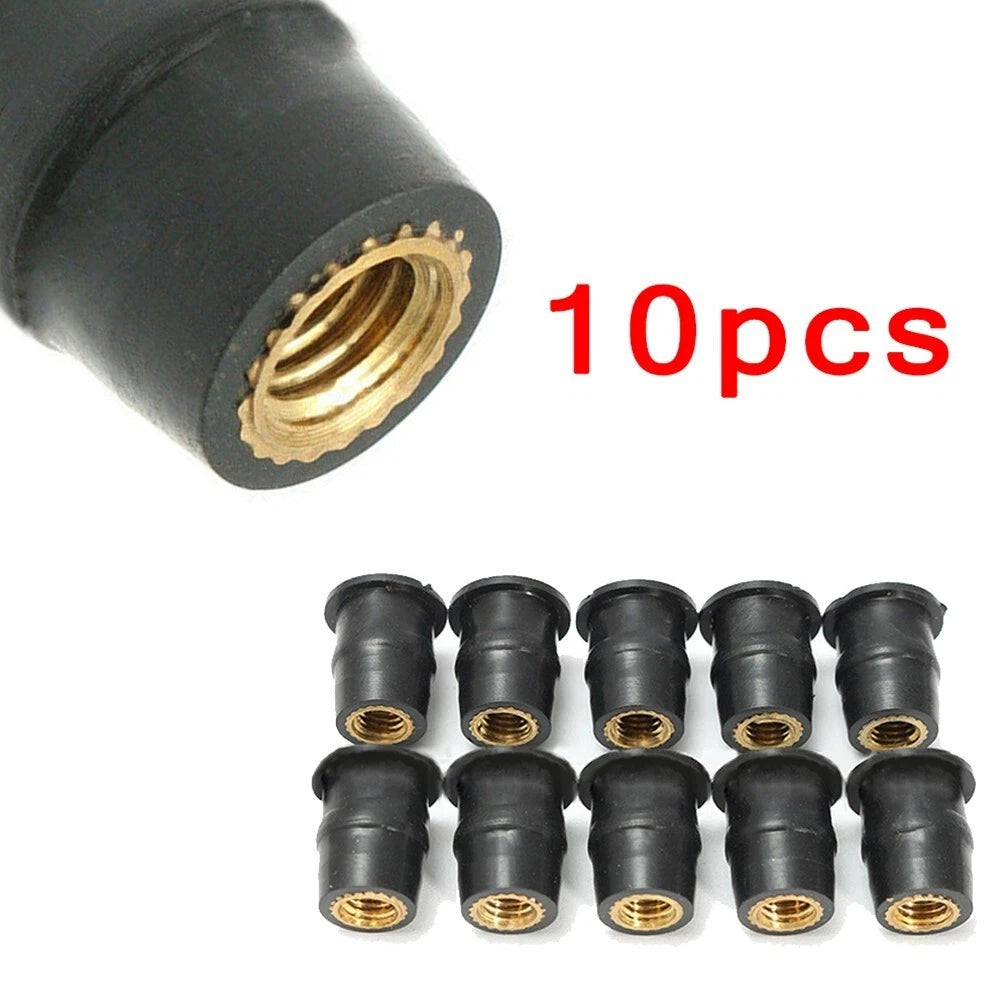 Rubber Nut Accessories Bolts Screws Fixing Hardware Motorcycle