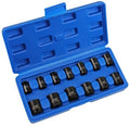 Us Pro 3/8 Drive Impact Socket Set 7-19mm Metric 6 Point Shallow