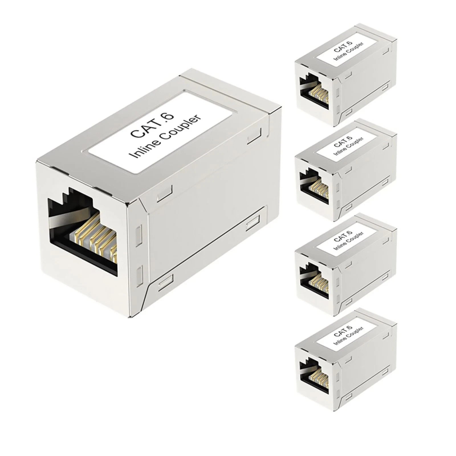 Rj45 Cat5e Cat5 Cat6 Coupler Ethernet Inline Female To Female