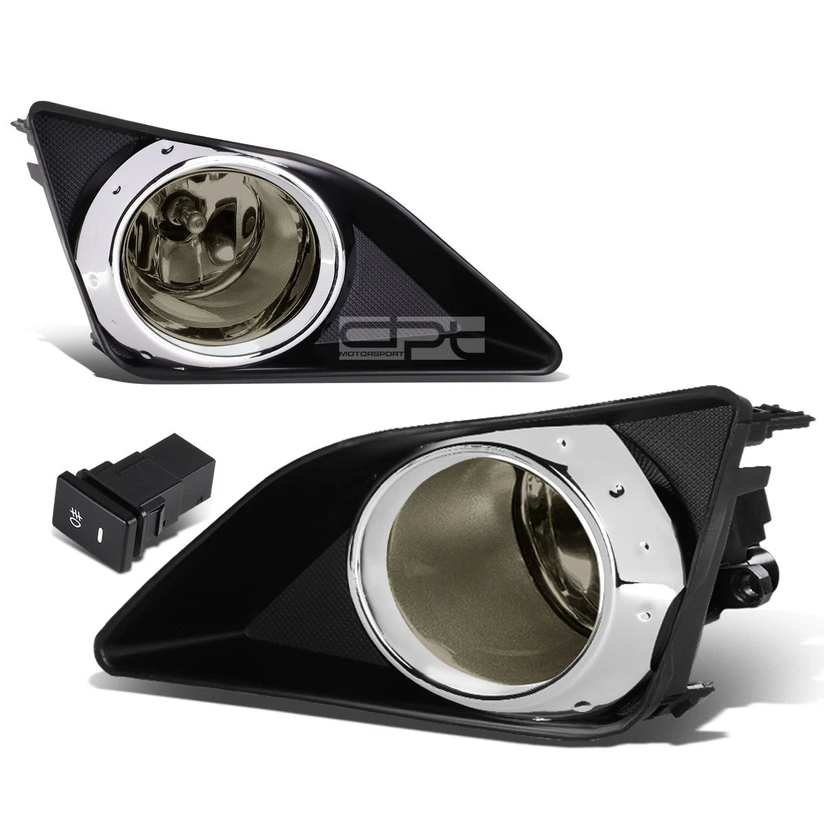 Fit 09-10 Corolla Smoked Lens Chrome Ring Oe | Built Supply Co