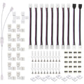 75pack 4pin Rgb 5050 Led Connectors Led Strip Light Connector