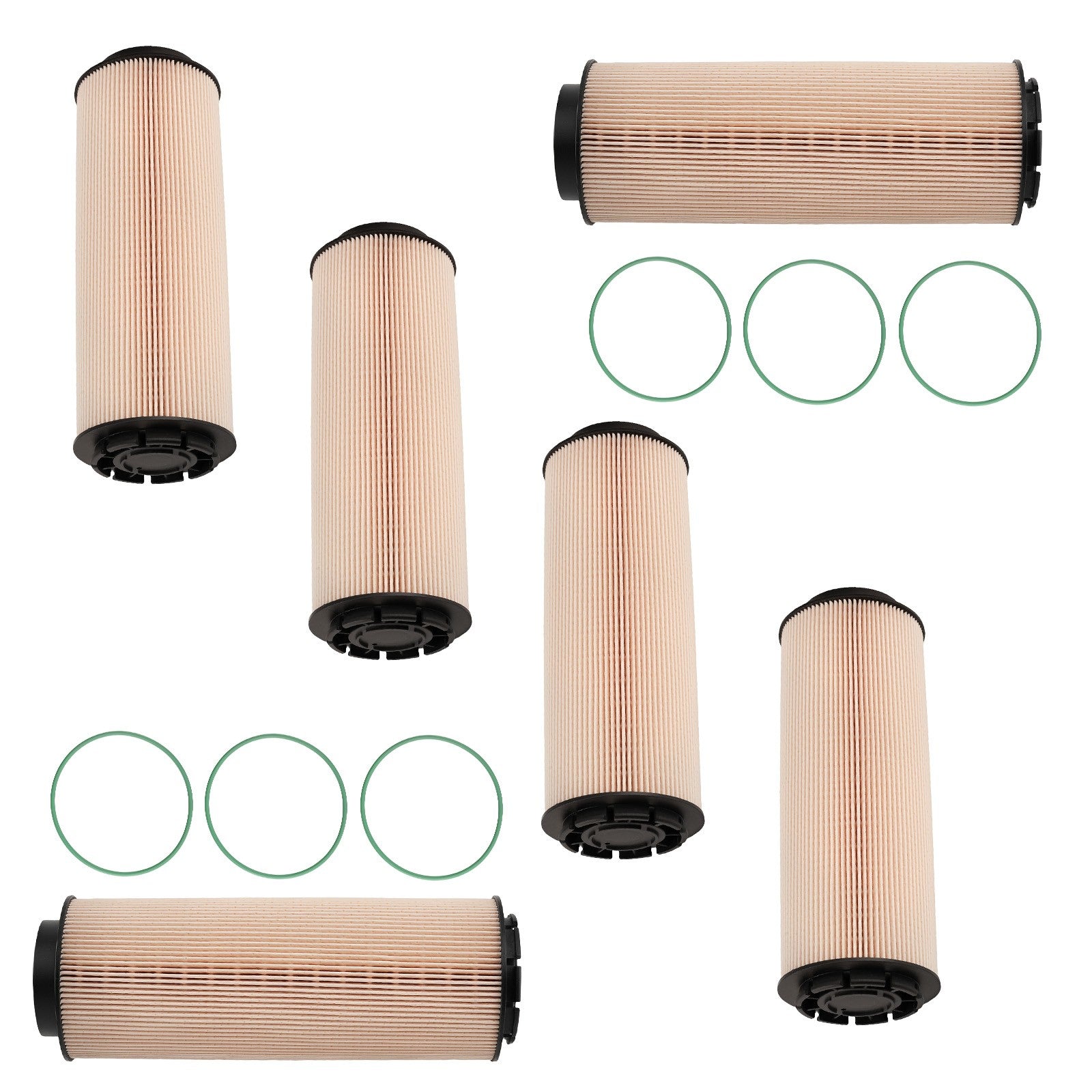 6PCS Fuel Filter Replacement for Peterbilt Kenworth 2277129 WF10591