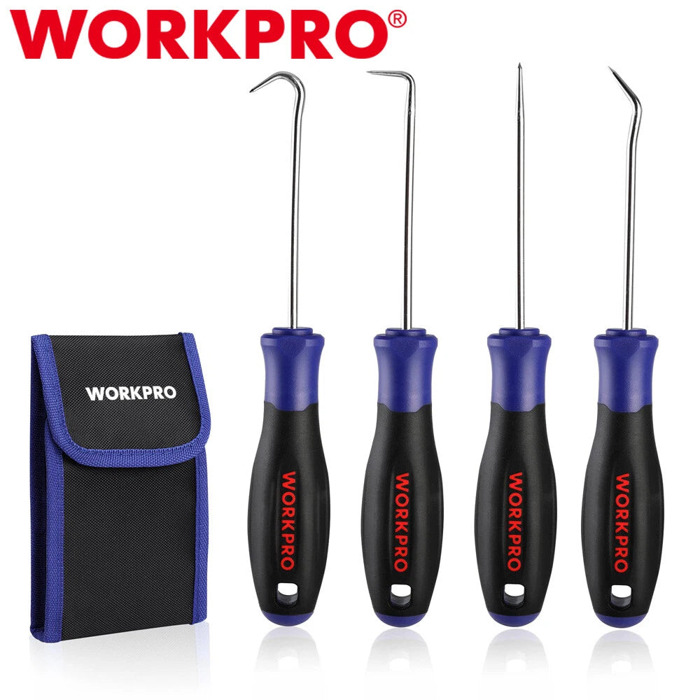 Workpro Precision Pick And Hook Set Angled Straight | Built Supply Co